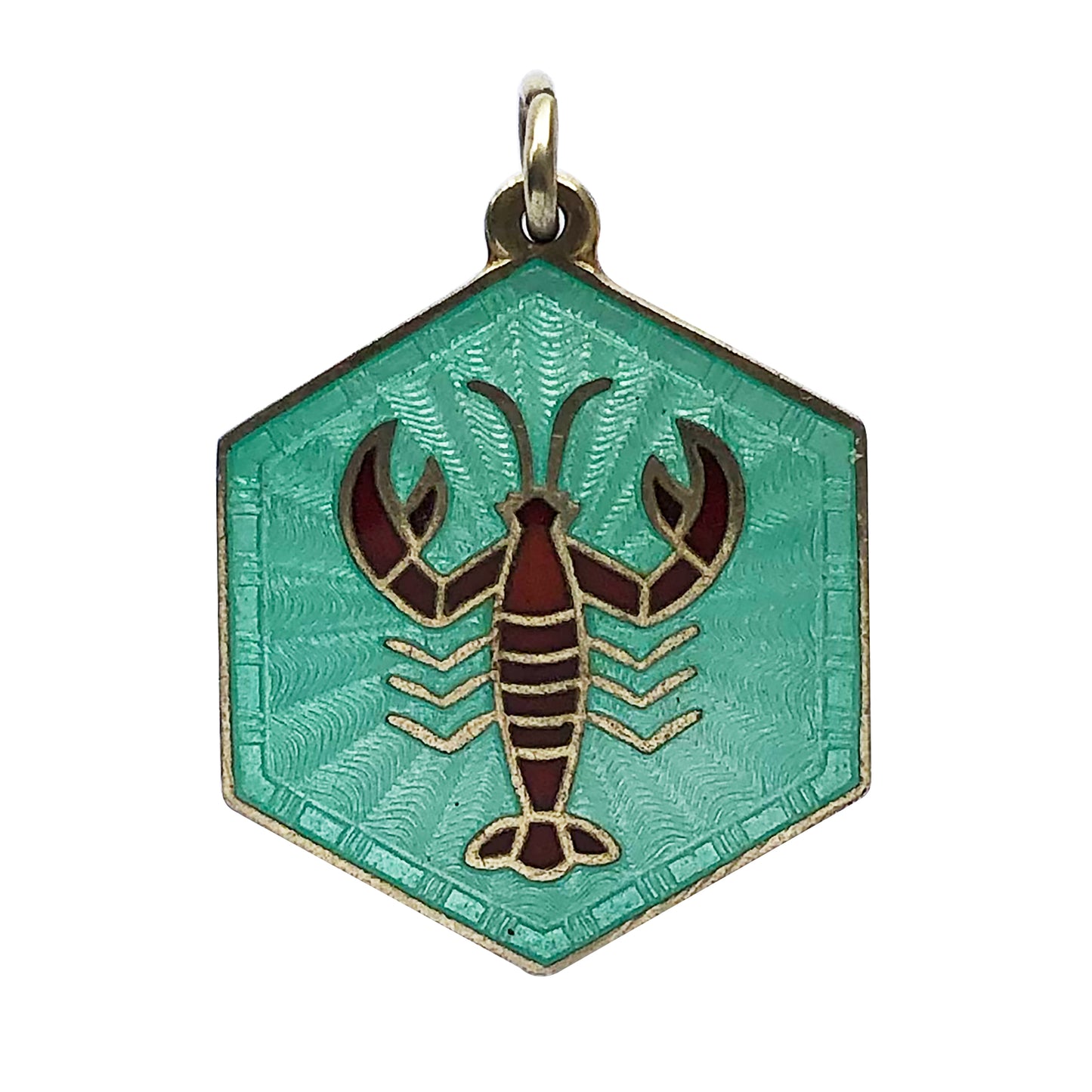 David Andersen Enamel Cancer Zodiac Charm