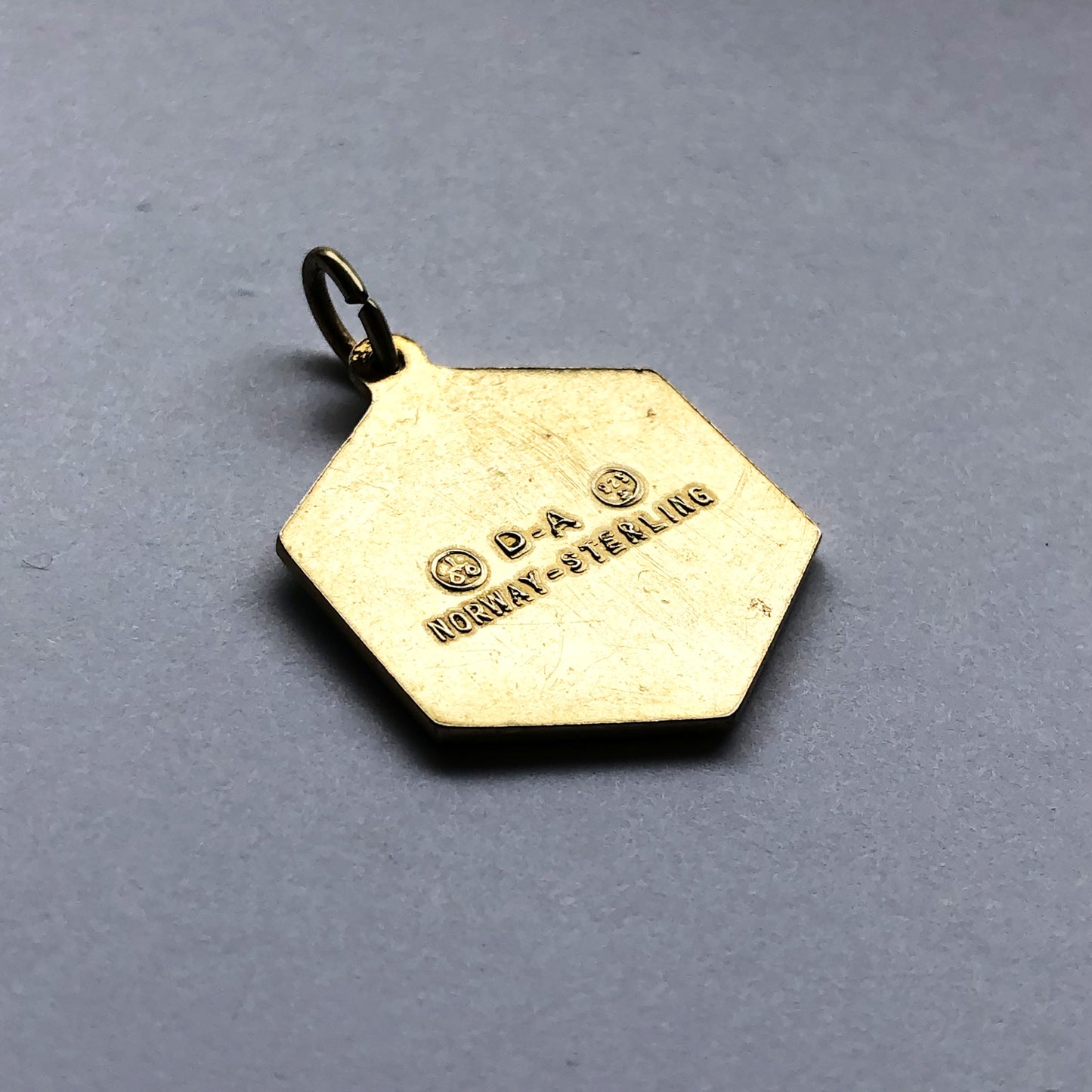 David Andersen Enamel Cancer Zodiac Pendant