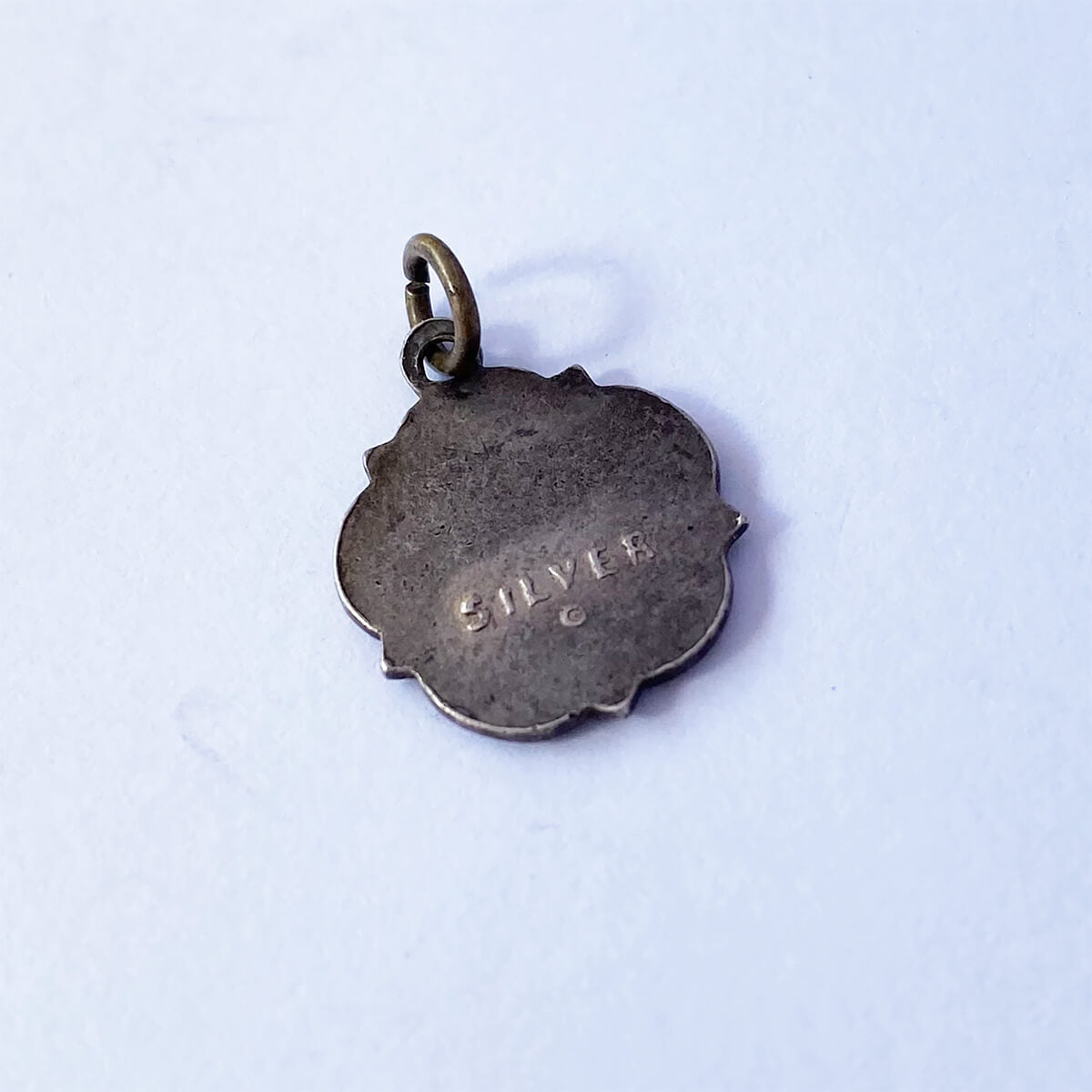 Vintage 1960s silver royal Lancashire Rose charm