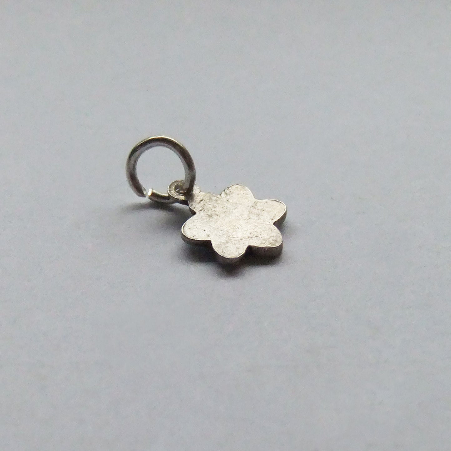 Vintage FMN Flower Charm Meka Denmark Sterling Silver Enamel