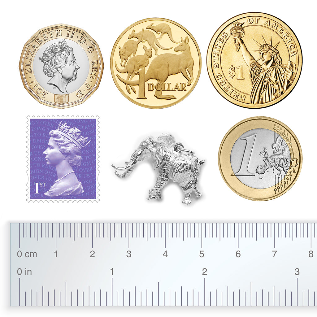 Silver Star Charms Size Guide