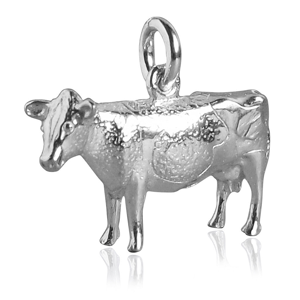 Rembrandt Cow Charm, Sterling Silver