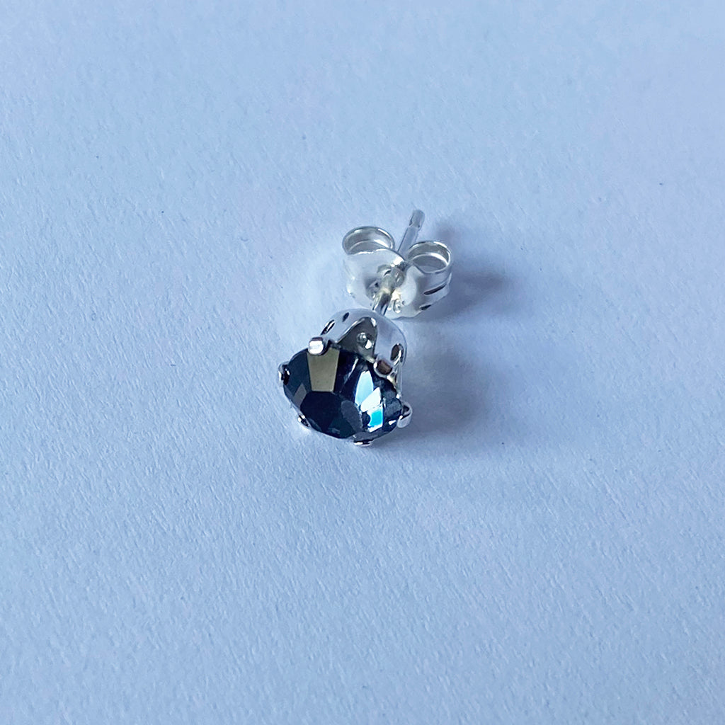 swarovski solitaire earrings | choice of colours