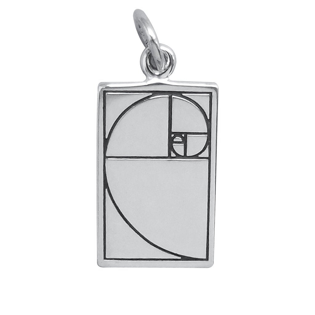 golden ratio symbol charm