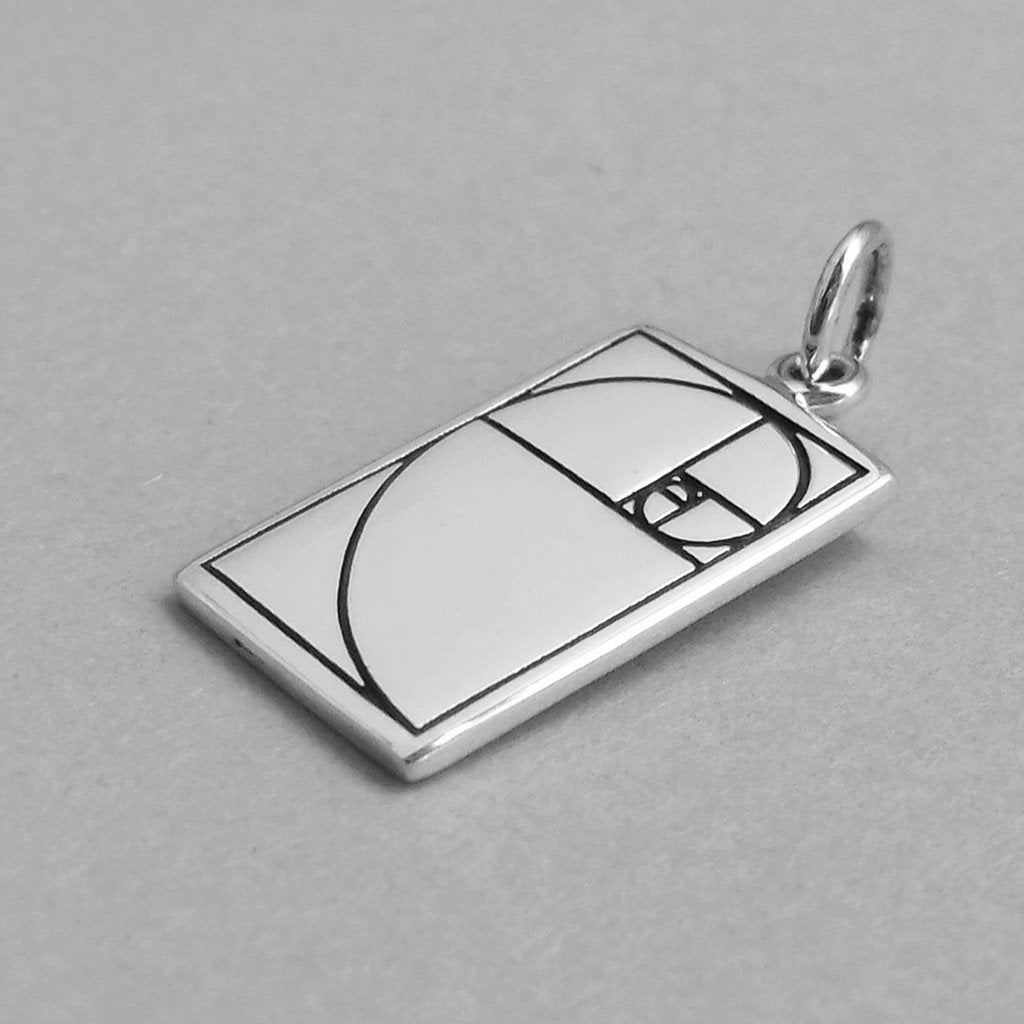 golden ratio symbol charm