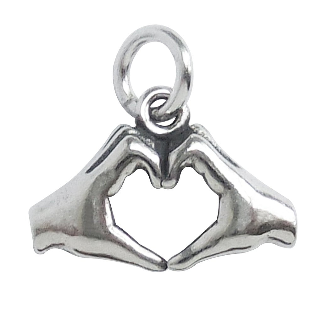 heart hand charm