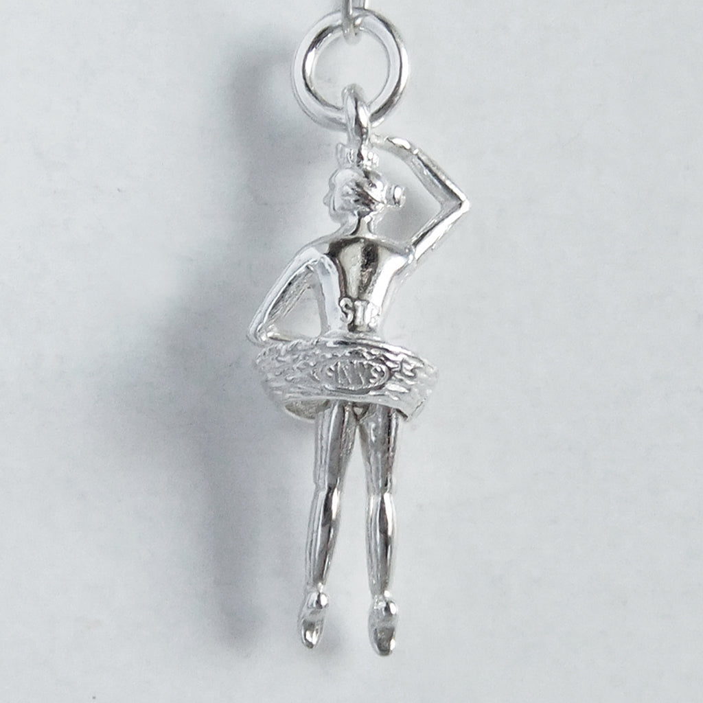 Sterling Silver Ballet Dancer Charm