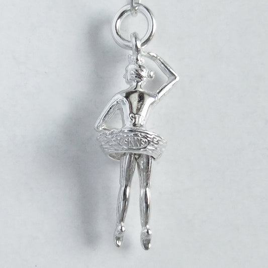 Sterling Silver Ballet Dancer Charm