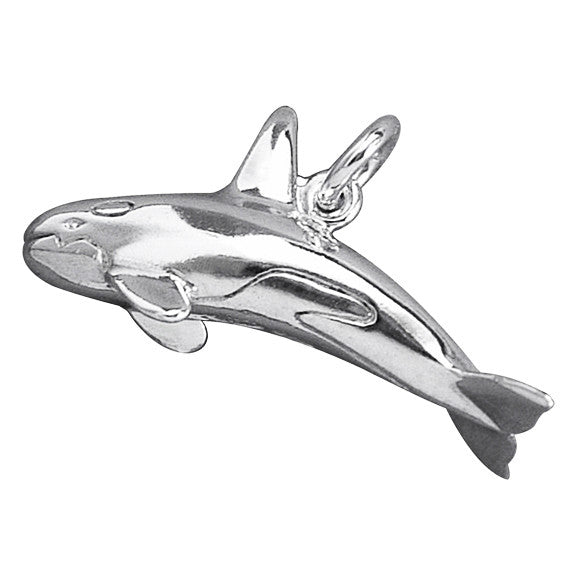 Collana in argento sterling con orca, gioielli Free Spirit Collana in argento sterling con orca, gioielli Free Spirit