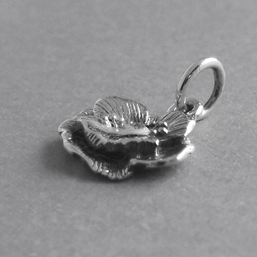 poppy flower charm