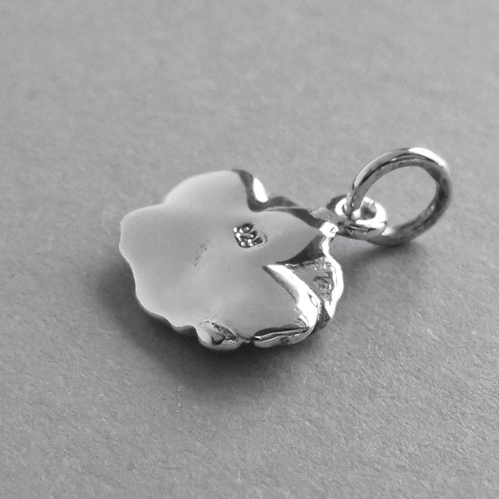 poppy flower charm