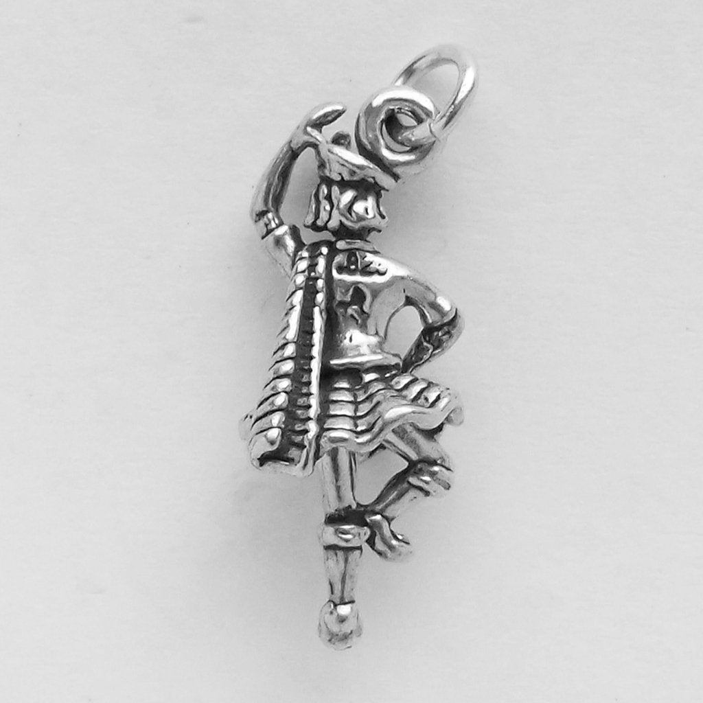 Scottish Highland Dancer Charm Sterling Silver Scotland Pendant
