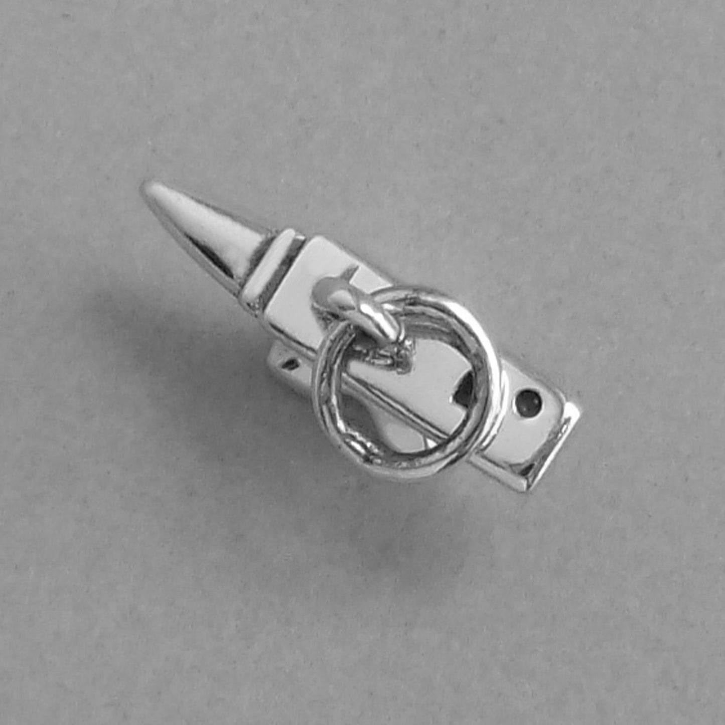 sterling silver blacksmith anvil charm