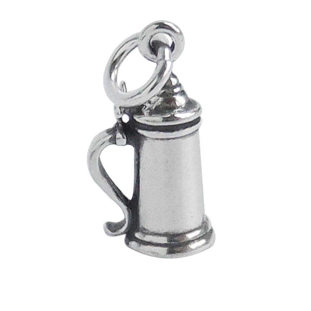 Beer Stein Tankard Charm Sterling Silver Mug