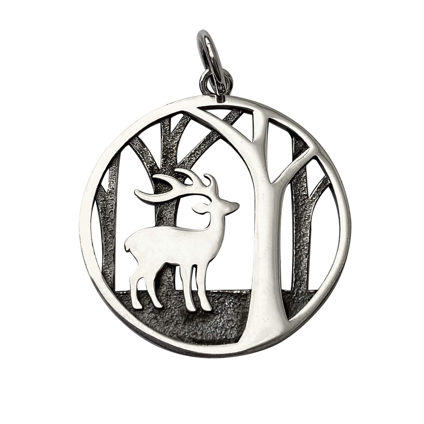 Deer in the Woods Charm