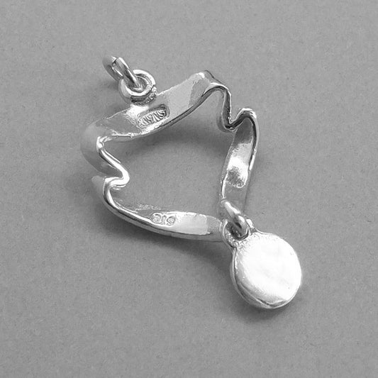 medal and ribbon charm