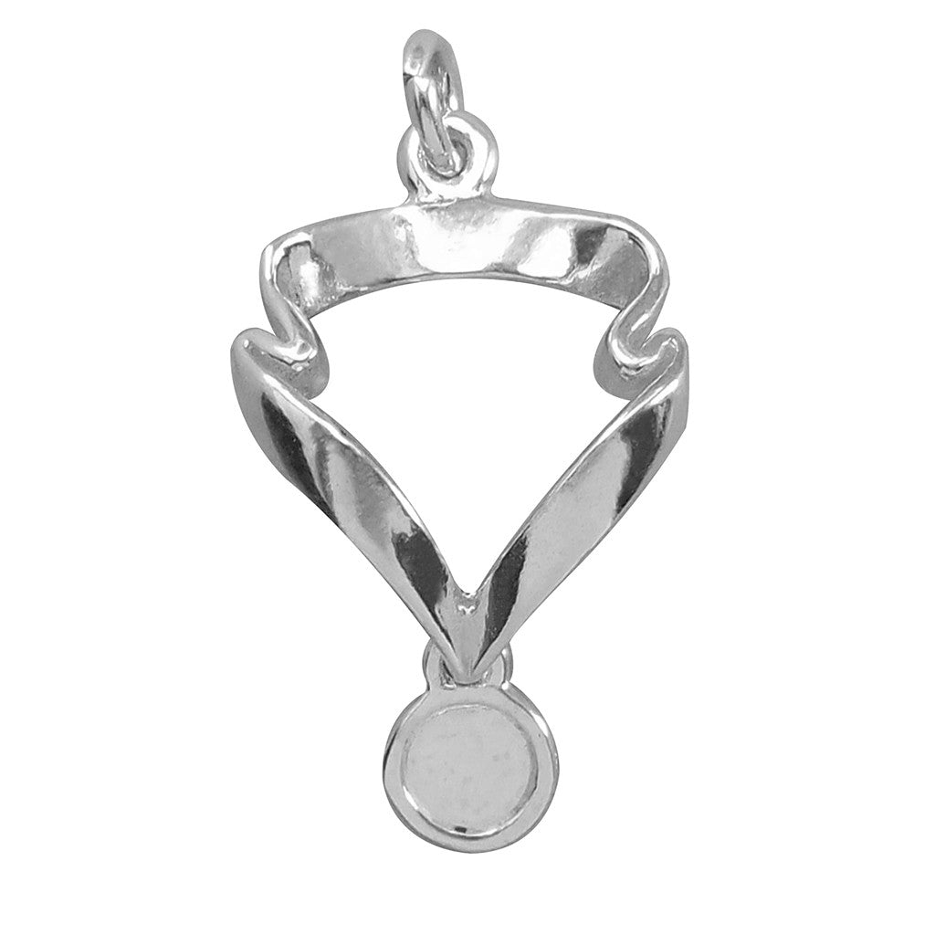 medal and ribbon charm