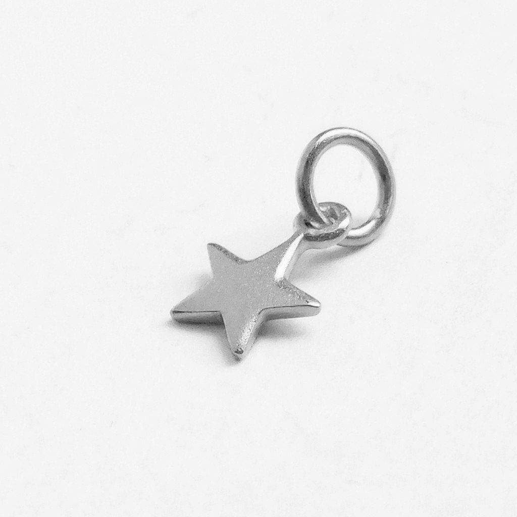 tiny star charm – sterling silver or gold plated