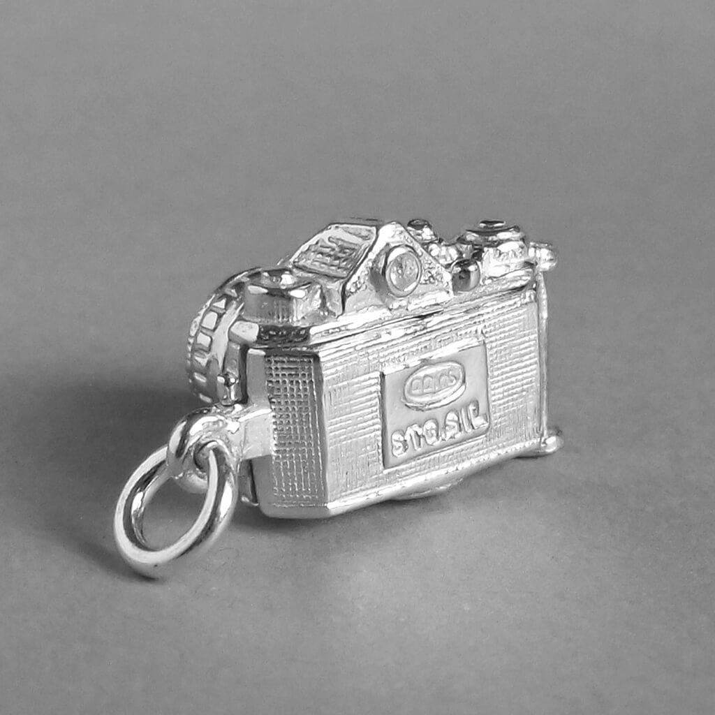 sterling silver traditional camera charm