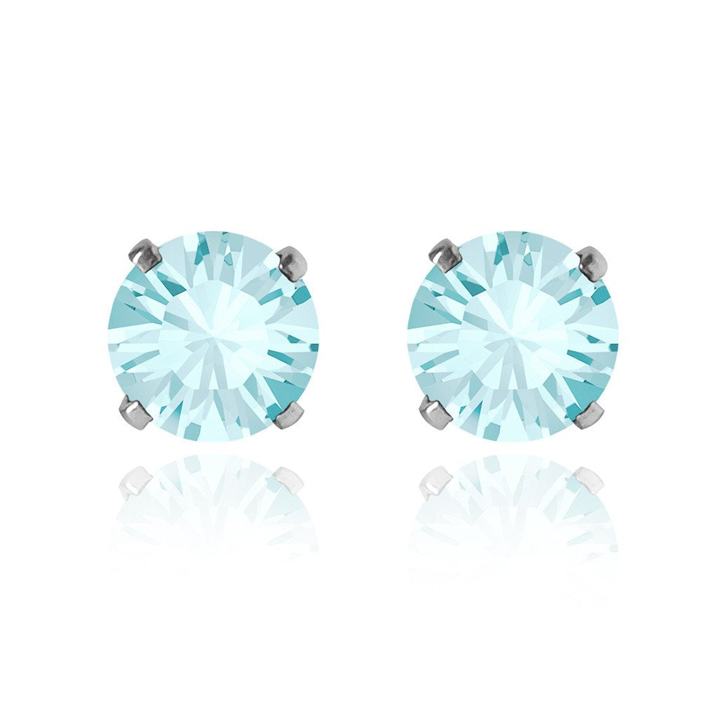 swarovski solitaire earrings | choice of colours