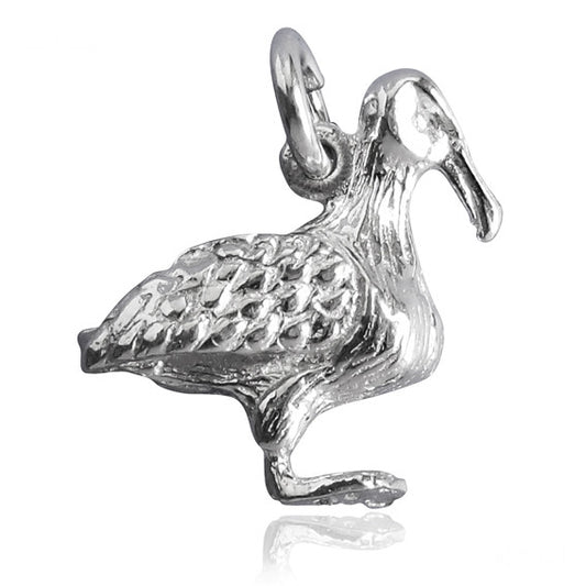 sterling silver albatross charm