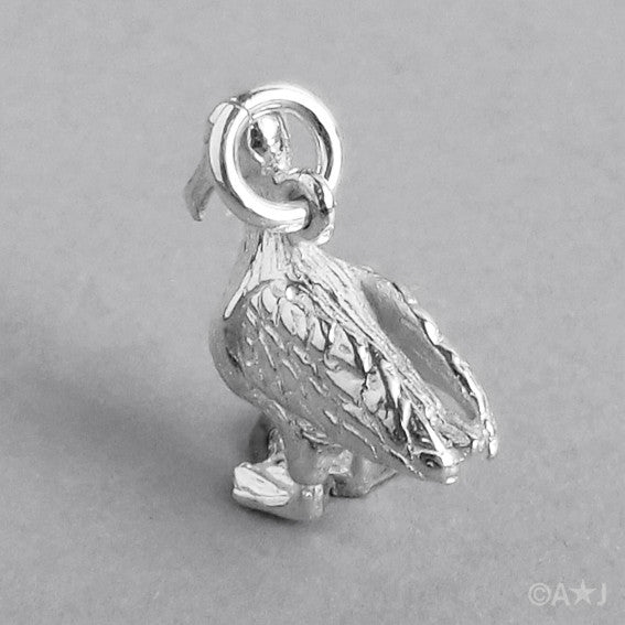 standing albatross charm