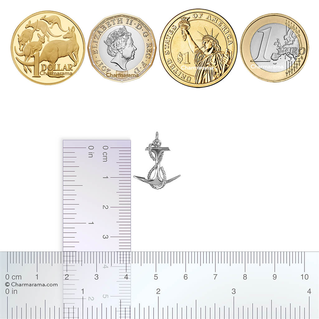 anchor and rope charm