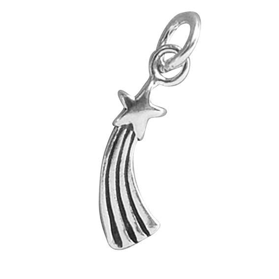 Sterling Silver Shooting Star Charm | Charmarama