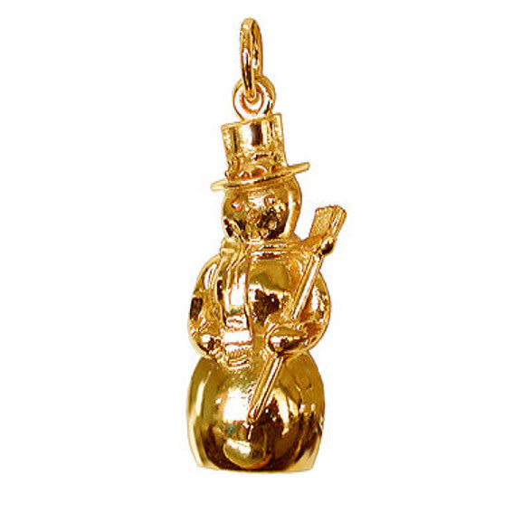 snowman charm — made to order