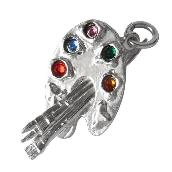paint palette charm