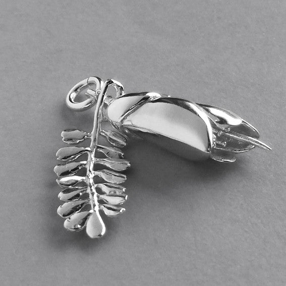 Kowhai Flower and Leaf Charm