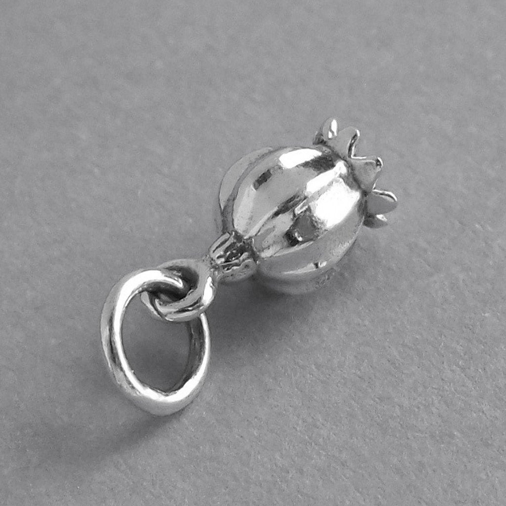 poppy seed pod charm