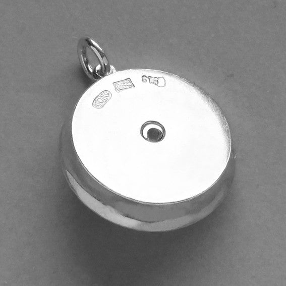 Roulette Wheel Pendant Sterling Silver or Gold