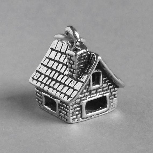 House Charm Sterling Silver Home Pendant | Charmarama
