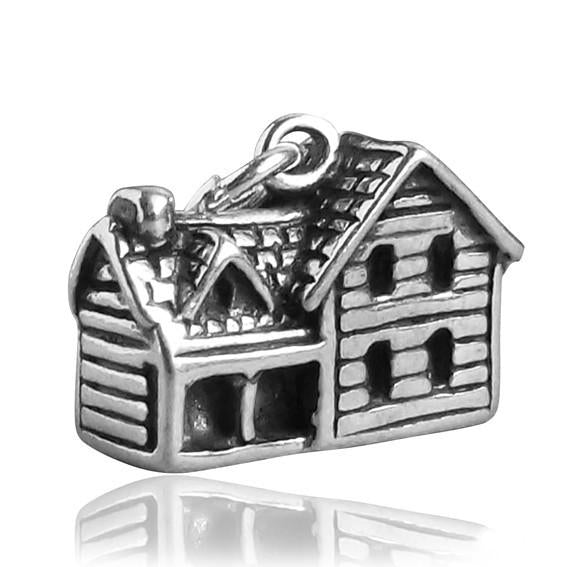 Sterling Silver House Charm