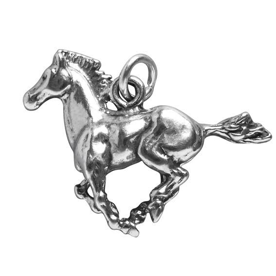 mustang horse charm