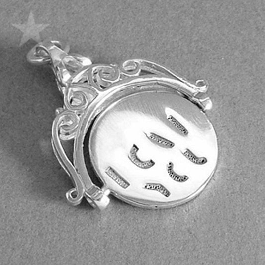 i love you spinner charm