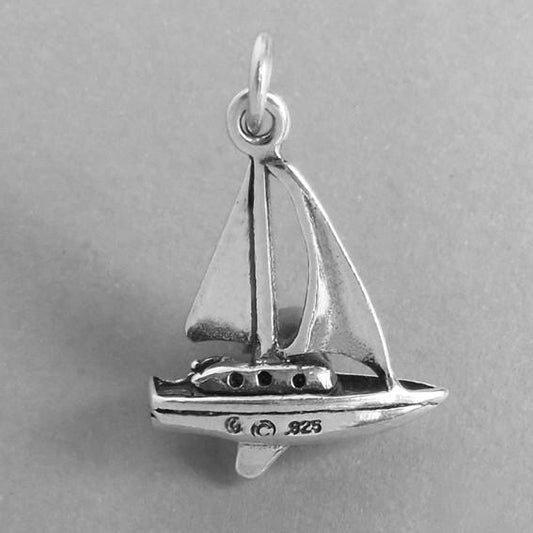 sail boat charm