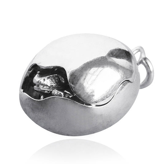 lizard hatching from egg charm