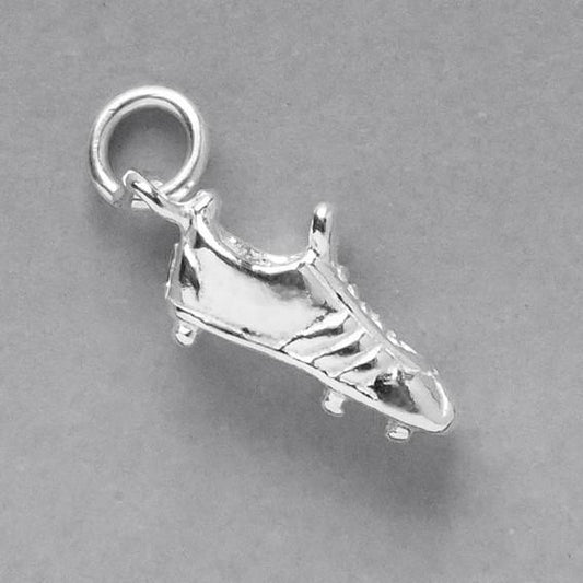 Football Boot Charm Sterling Silver | Charmarama