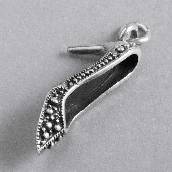 Sterling Silver Stiletto Shoe Charm