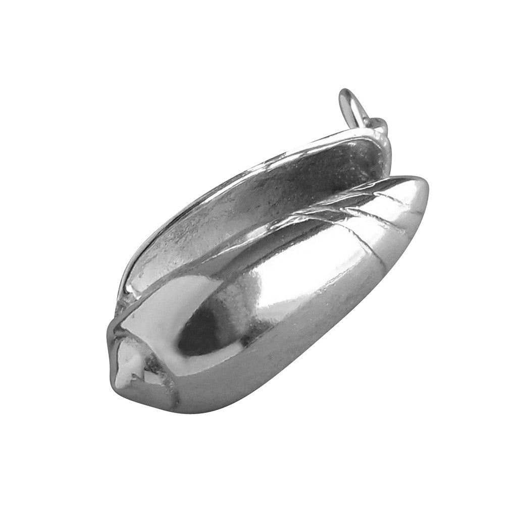 Olive Seashell Charm Sterling Silver or Gold Ocean Shell Pendant | Silver Star Charms