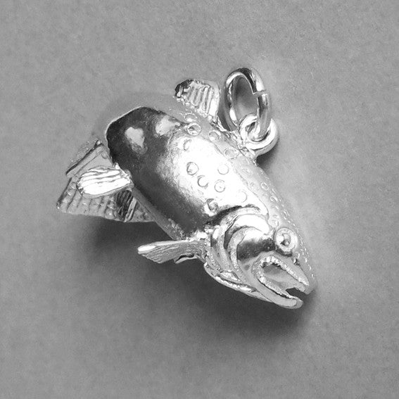 trout fish charm