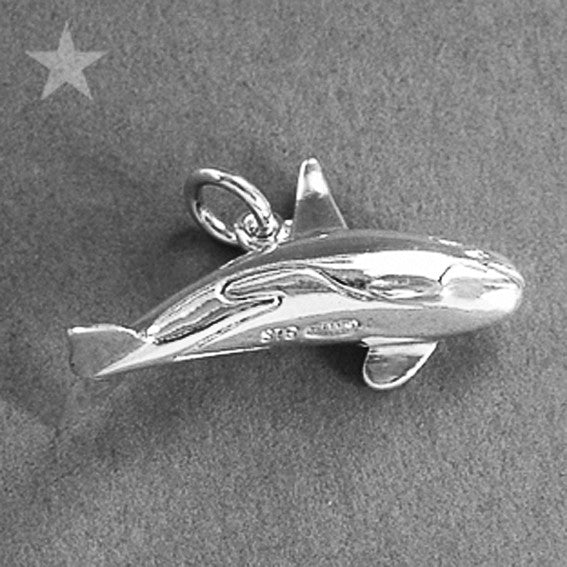 orca whale charm