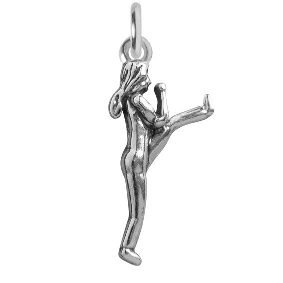 Martial Arts Karate Girl Charm