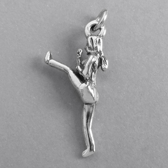 Martial Arts Karate Girl Pendant