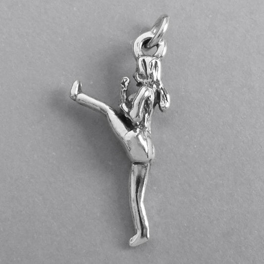 Martial Arts Karate Girl Pendant