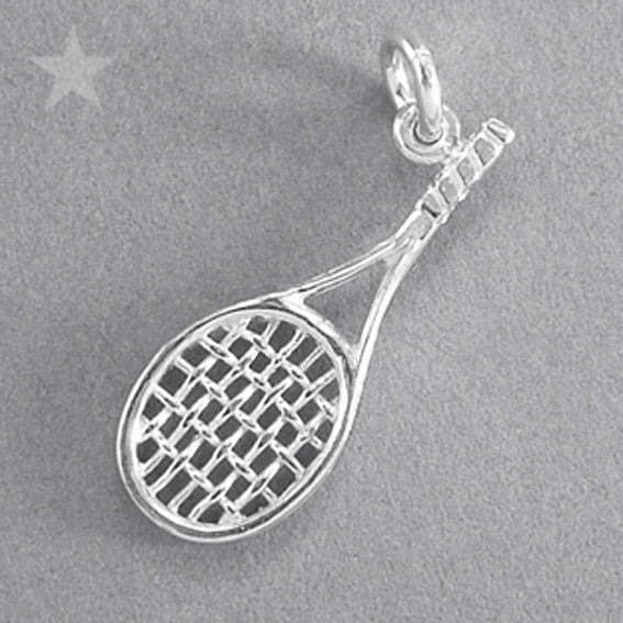 tennis racquet charm