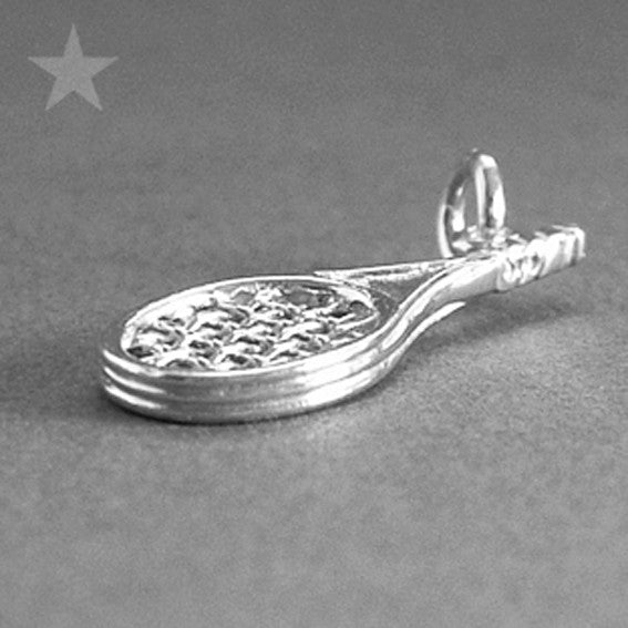 tennis racquet charm