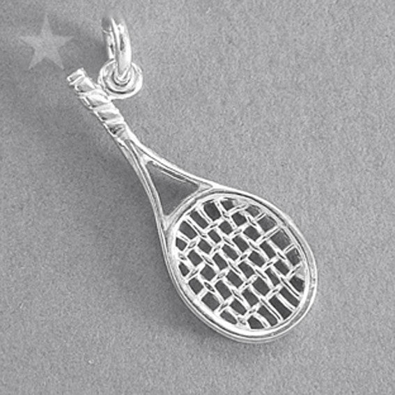 tennis racquet charm